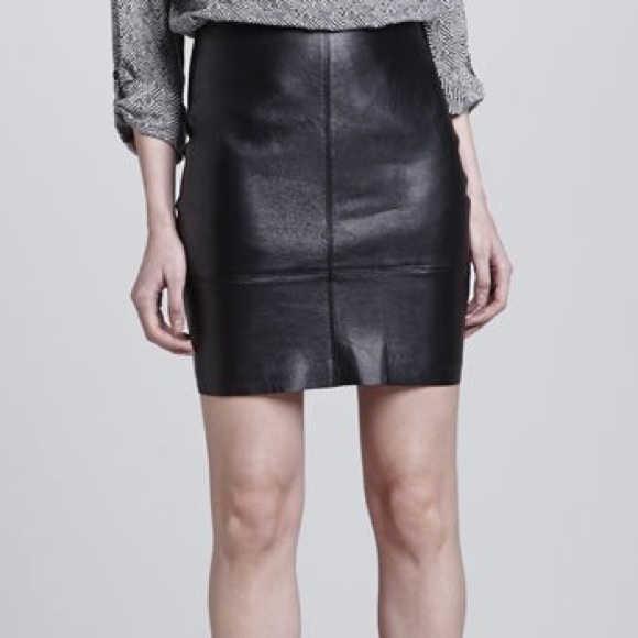 Amanda Uprichard Dresses & Skirts - Amanda Uprichard black leather skirt